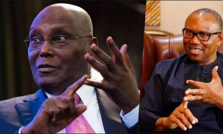 "He was in a rush, scared" — Atiku on why Peter Obi left PDP, lost election