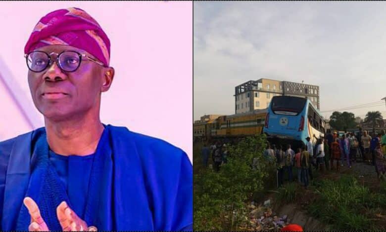 Sanwo-Olu pauses campaigns, declares 3 days mourning following train accident