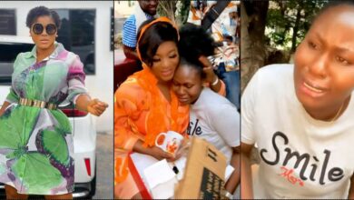 Destiny Etiko emotional as gift-bearing fan cries a river, promises her movie role (Video)