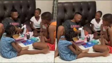 Father praised for teaching daughters menstrual hygiene, son to respect women (Video)