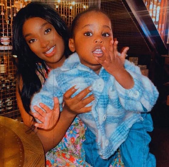 Larissa London son birthday Davido