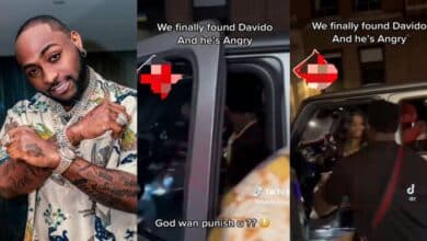 Davido spotted angry fans