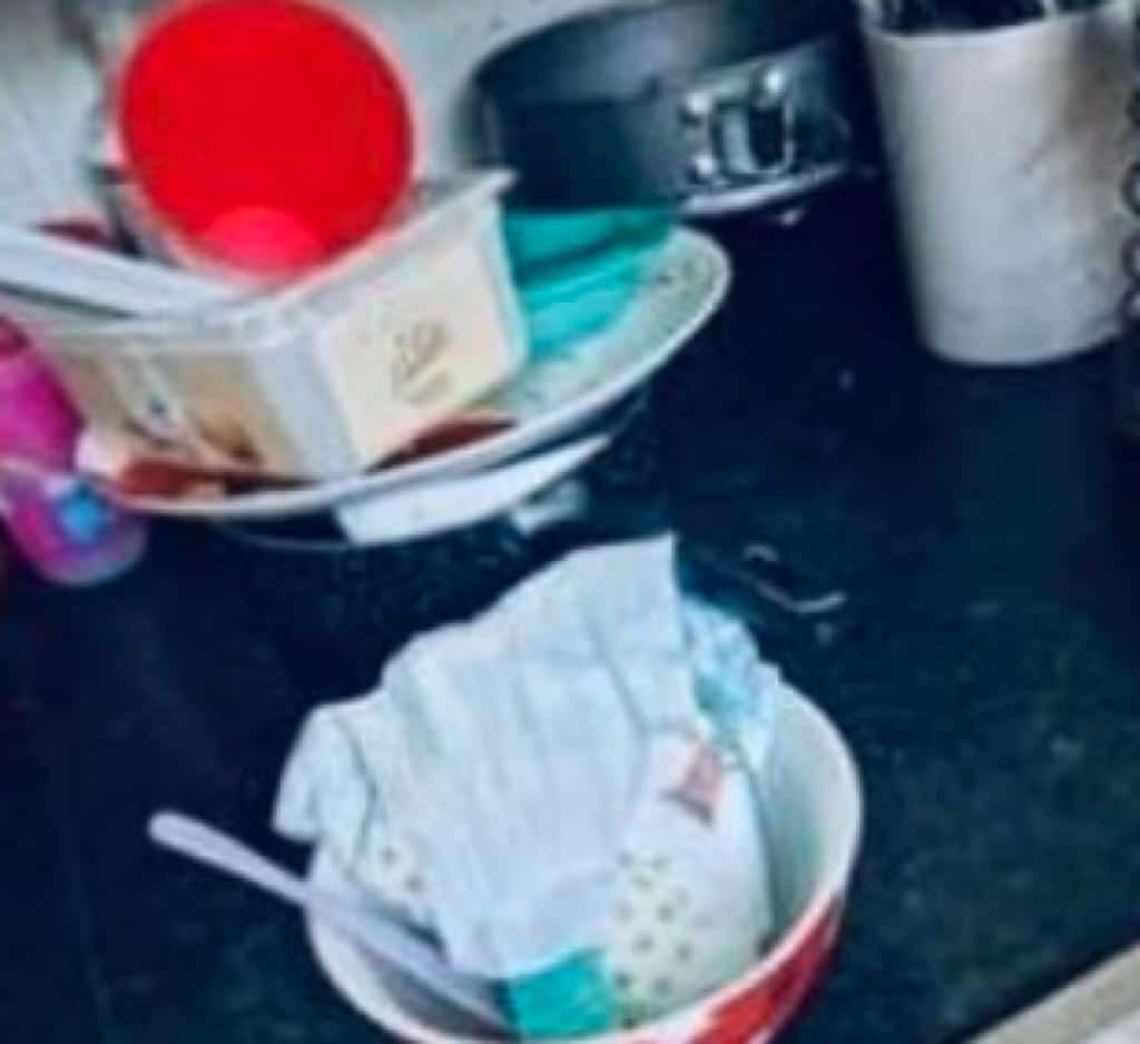 Man seeks help over wife who leave diapers in plates