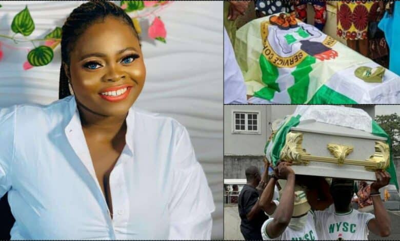 Corps member who died in Lagos train accident laid to rest