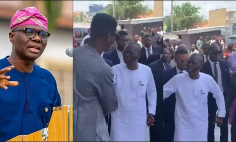 "Governor don turn church greeter" — Sanwo-Olu trails reactions following meet-and-greet at church