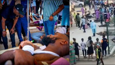 Nigerians fume as victims of Lagos train crash get treatment outside hospital over limited space