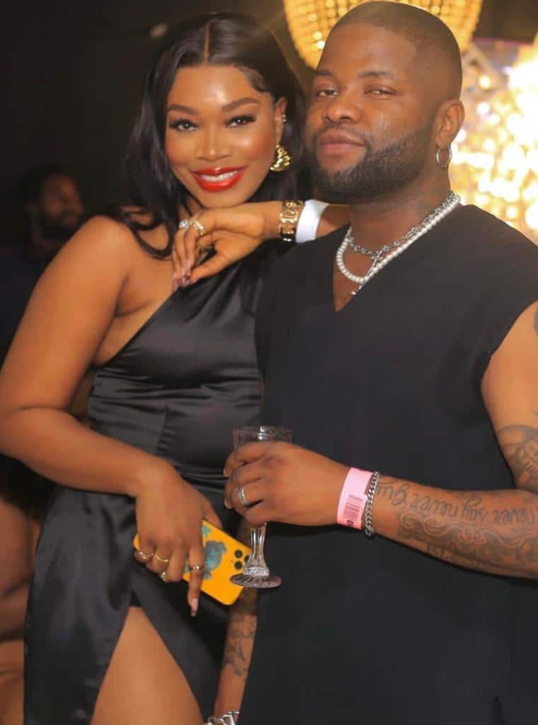 Skales and wife