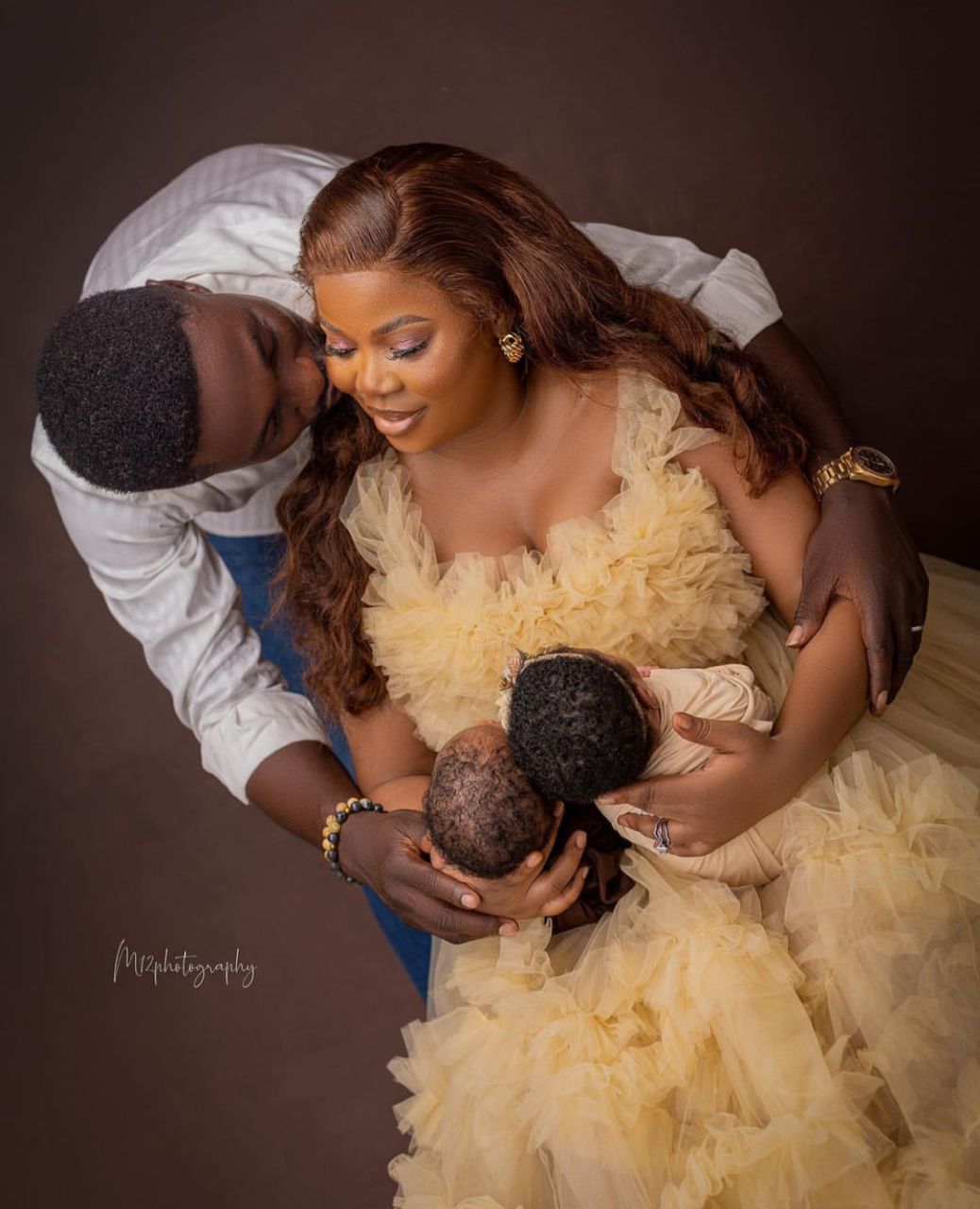 Adeniyi Johnson and wife celebrate twins 41 days after birth