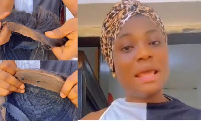 “Some vendors will not make heaven” — Lady fumes as N400K wig spoils under a year (Video)