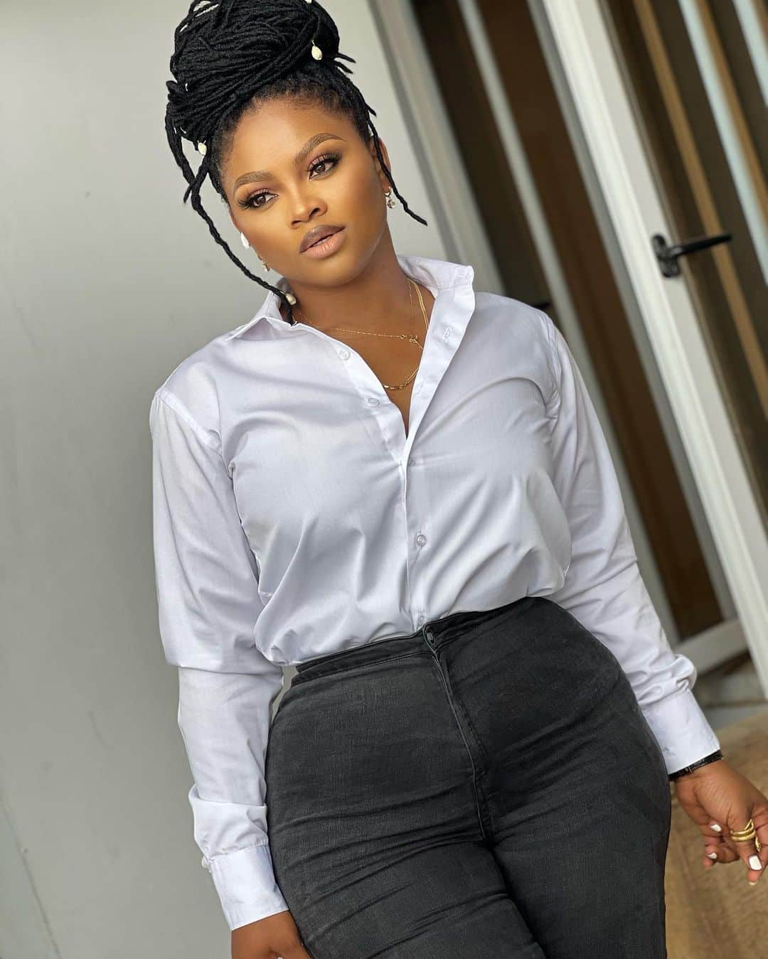 Tega Dominic new house 