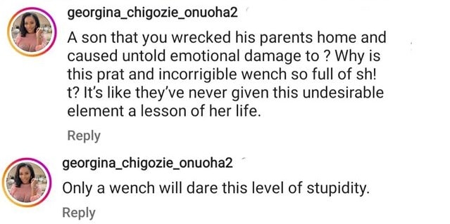 Georgina Onuoha drags Judy Austin over post about Yul Edochie's late son