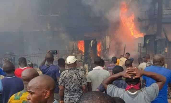 Fire engulfs Queens college, Lagos State