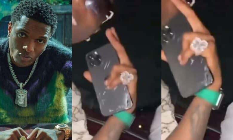 WizKid battered iPhone 14