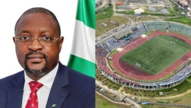 Sunday Dare national stadium Lagos renovation 21 billion naira