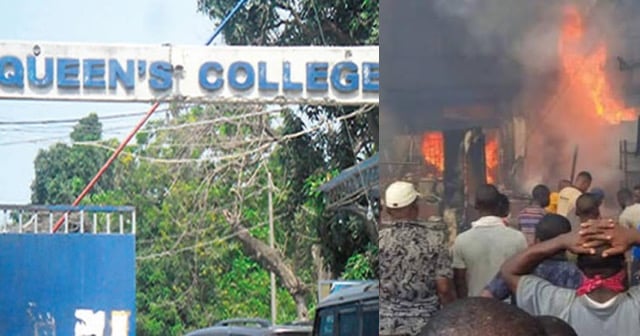 Fire engulfs Queens college, Lagos State