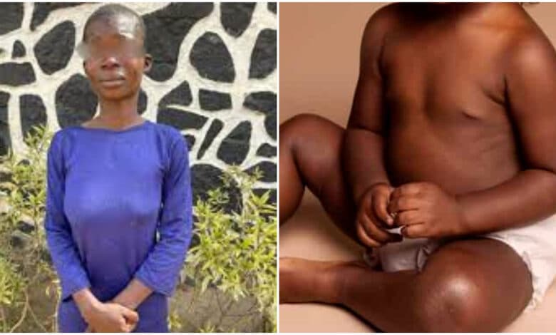 Woman arrested for allegedly selling off her baby for N600k