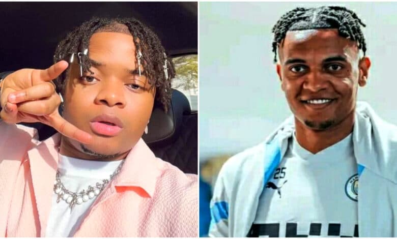 "My parents have questions to answer" - Singer Crayon as he reacts to resemblance with Man. City defender