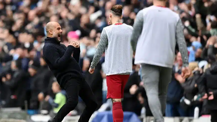Guardiola denies 'disrespectful' celebration against Liverpool