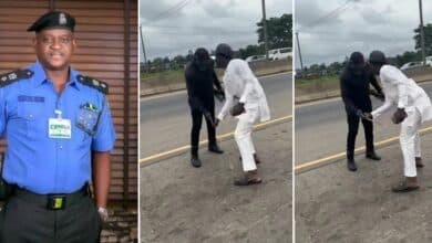 "We will surely get the men" - Police spokesperson, CSP Adejobi reacts to trending video of Police officers assaulting a man in Port Harcourt