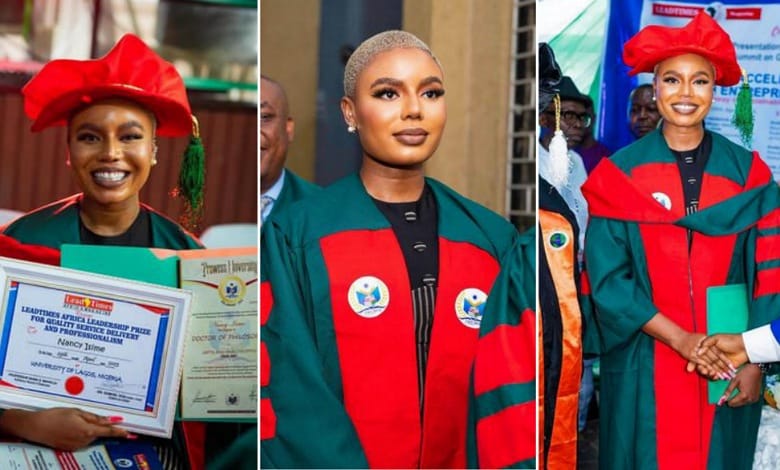 Double celebration as Nancy Isime bags honorary doctorate degree and leadership award