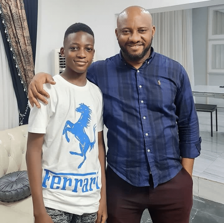 Yul Edochie and son