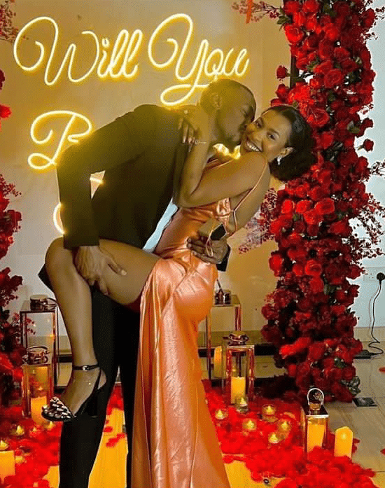 It was a skit - Saga speaks on engagement to Nini