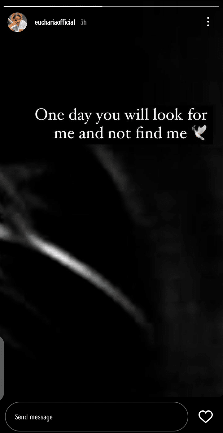 Destiny Etiko's adopted daughter, Chinenye Eucharia drops cryptic post days after crying out about her mental health