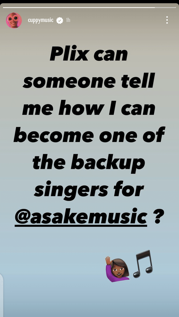 DJ Cuppy reveals plan to become a backup singer for Asake