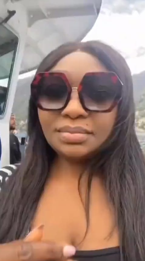 Moment Shella shipper visited Lake Como to inspect Bella and Sheggz's future wedding venue (Video)
