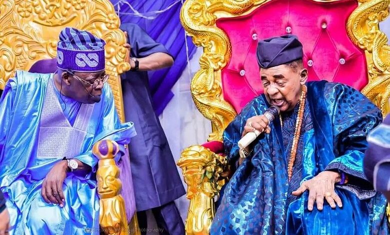 "Alaafin of Oyo prayed for Tinubu to be president on his deathbed" — Monarch's son