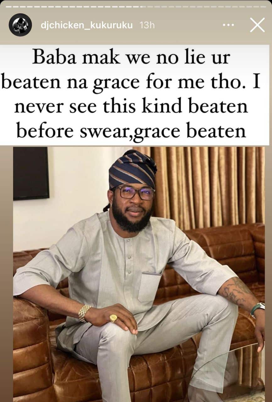 DJ Chicken appreciates Abu Abel for beating him to stupor, calls it grace
