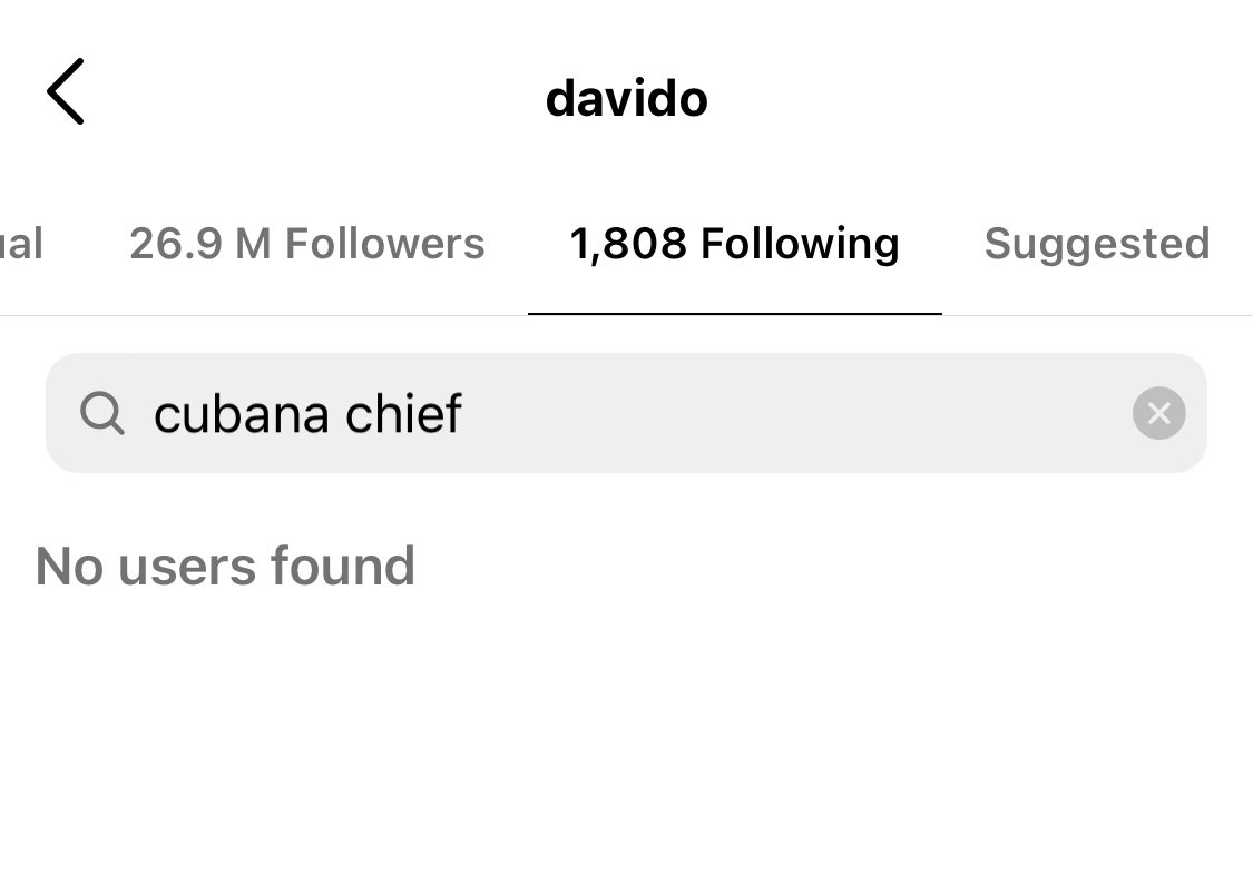 Davido unfollows best friend Cubana Chief Priest, he retaliates