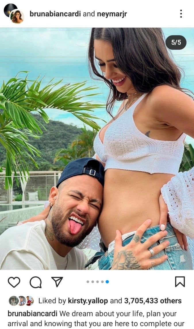 Neymar and girlfriend