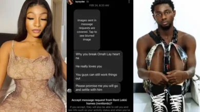 "Allow us move on please" - Omah Lay's Ex slams his Jobless fans in her DM
