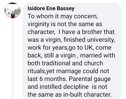 "Virginity is not the same as character" - Man reveals how his virgin brother's marriage crashed after 6 months