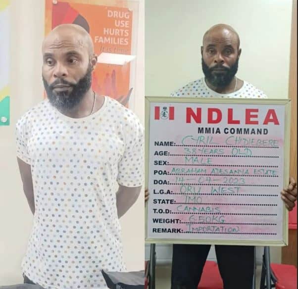 NDLEA arrest Lekki businessman over drugs concealed in jackets, body lotion