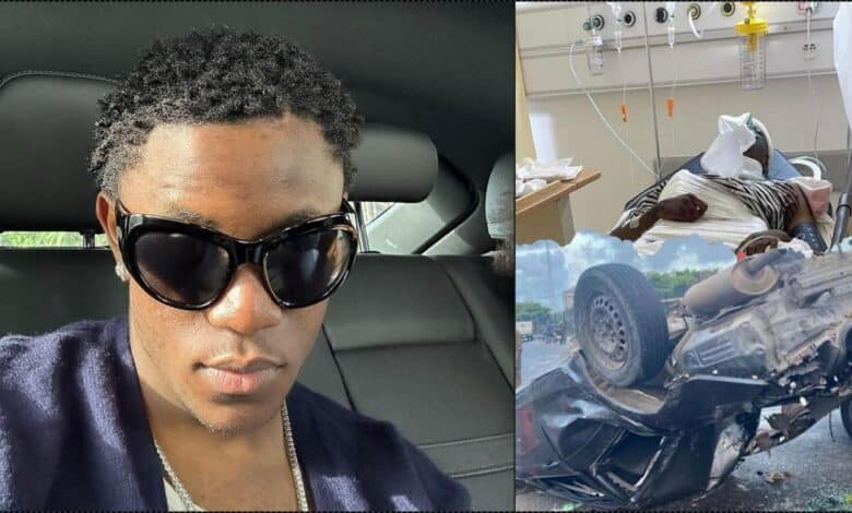 "I was in coma for days" — Victony opens up on ghastly accident