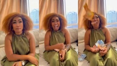 "You look horrible" — Man says as he rains money on partner (Video)