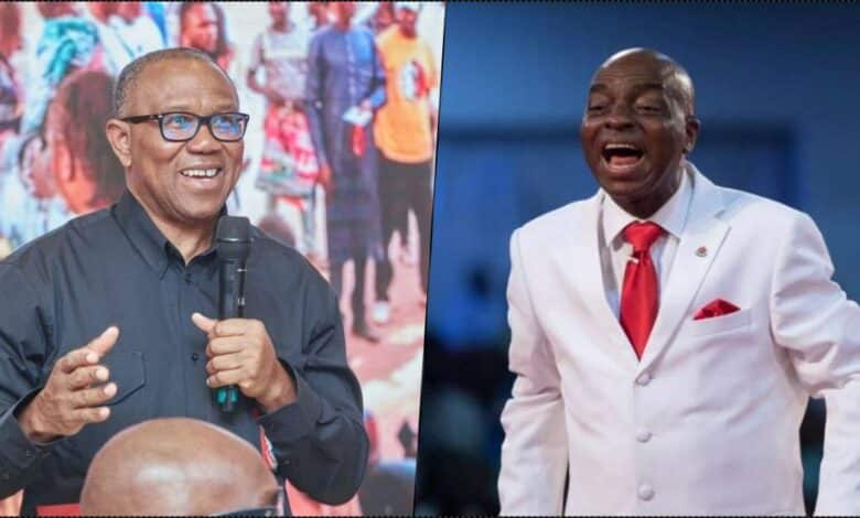 Peter Obi begs Bishop Oyedepo to canvass Christian votes in leaked audio