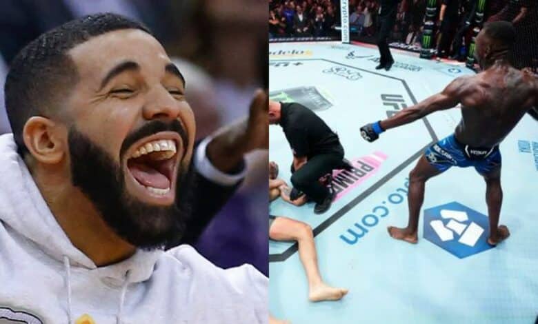 Drake wins $2.7million as Israel Adesanya floored Alex Pereira