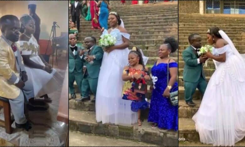 Cameroonian couple causes stir following wedding event (Video)