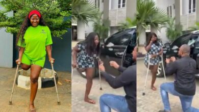 Emotional moment Doris Akonanya get engaged on her birthday (Video)