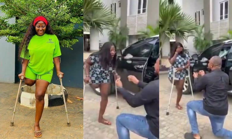 Emotional moment Doris Akonanya get engaged on her birthday (Video)