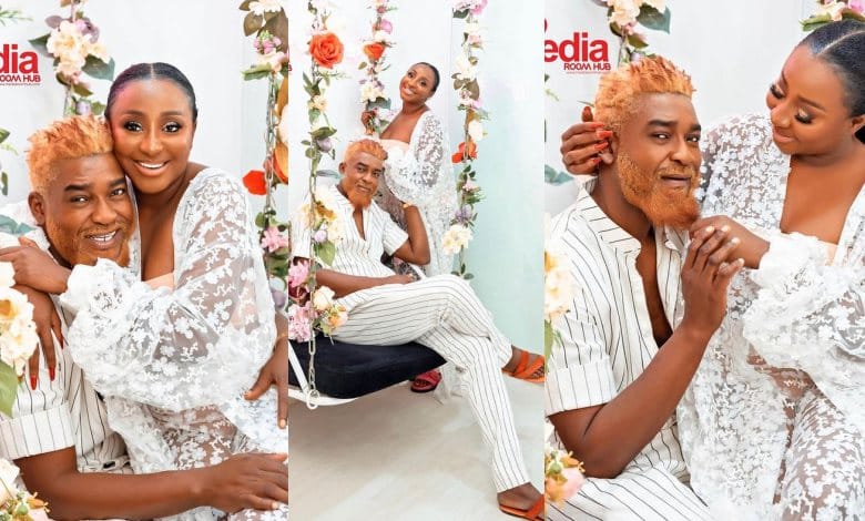 Chidi Mokeme celebrates Ini Edo on her 41st birthday with loved-up photos