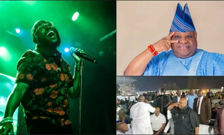 Adeleke attends Davido's Timeless concert