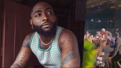 Excited Davido jumps into crowd during New York Concert (Video)