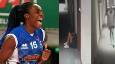 Final moments of Italian-Nigerian Volleyball star Julia Ituma who fell from 6th floor (Video)