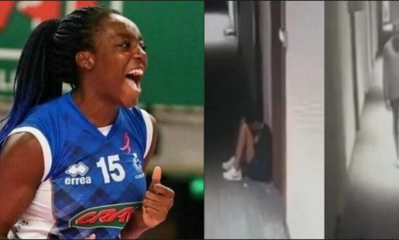 Final moments of Italian-Nigerian Volleyball star Julia Ituma who fell from 6th floor (Video)