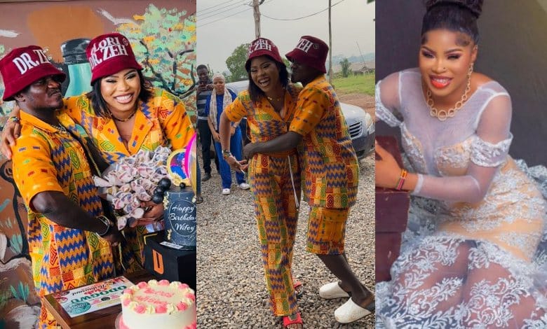 Portable marks wife's birthday in a romantic atmosphere (Video)