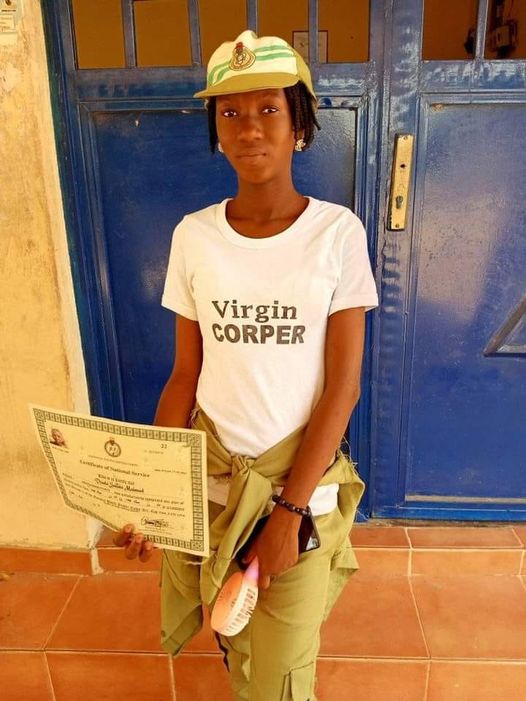 "I came, I saw and I'm coming back home intact" — 20-yr-old virgin corper celebrates